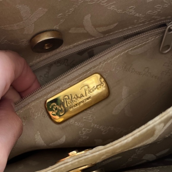 Paloma Picasso White Shoulder Purse - Picture 6 of 16